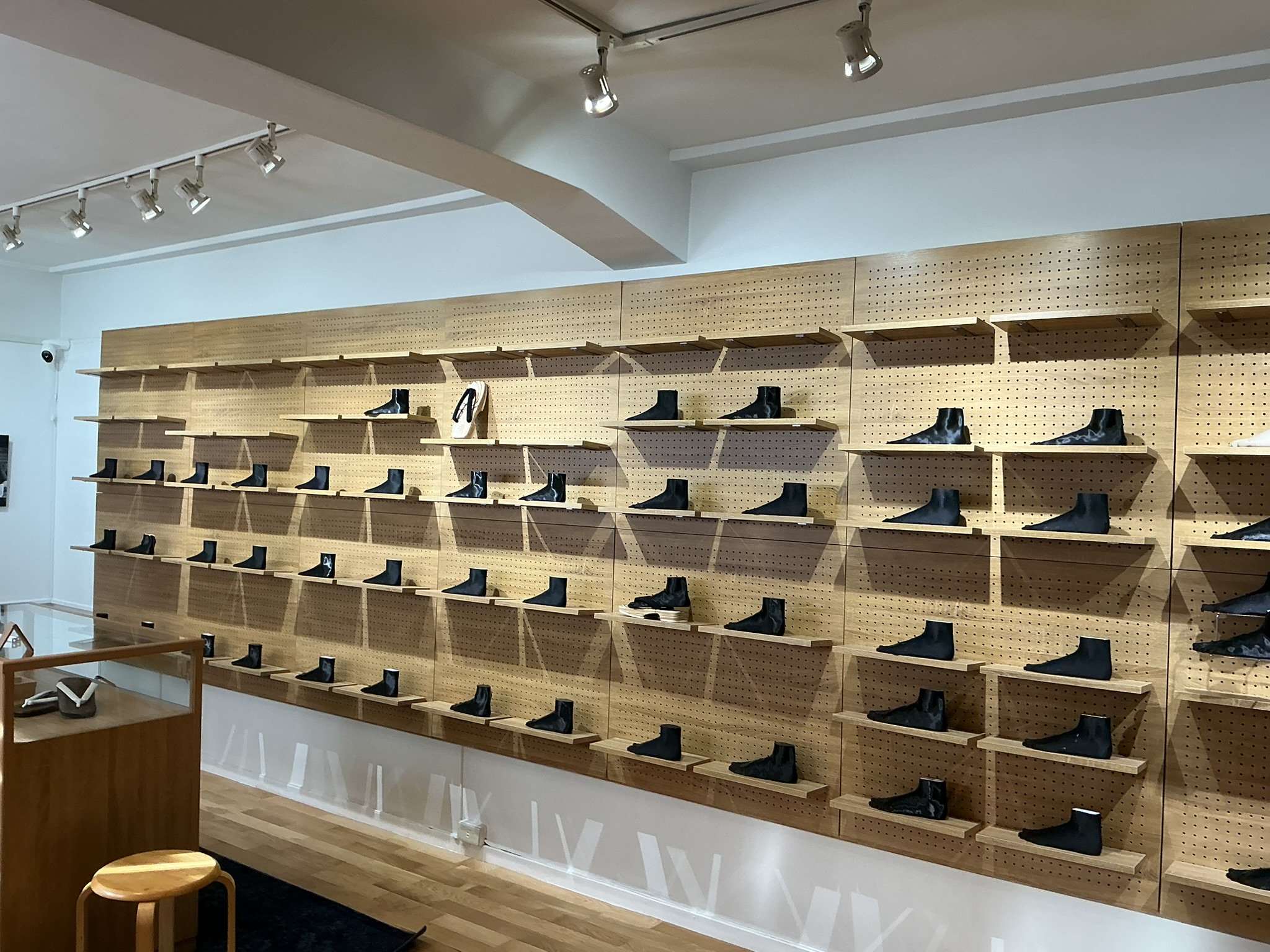 完成した展示什器